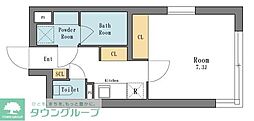 LEGALAND中野富士見町 1Kの間取図画像