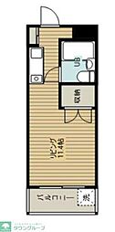 シティフラット25 ワンルームの間取図画像