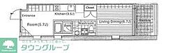 Ombrage 1LDKの間取図画像