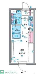 杉並区高円寺北4丁目マンション 1Kの間取図画像