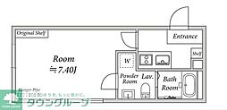 Styles.N 1Kの間取図画像