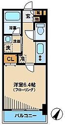 BelleviageShinnakano 1Kの間取図画像