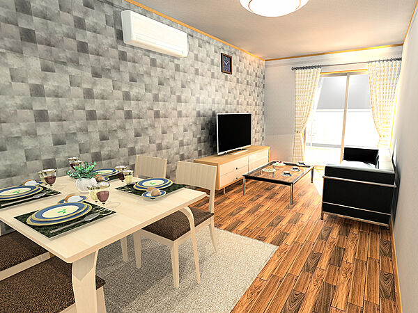 【内観イメージパース】豊富なバリエーションの建物プラン例をご用意しております。ぜひ、ご家族の理想の住まいについてお聞かせください。（建物価格1730万円、建物面積96m2）