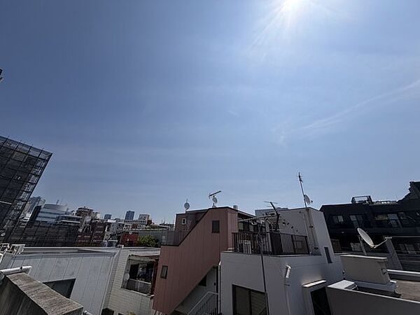 屋上ルーフバルコニーからの眺望。