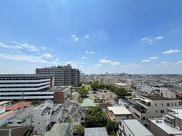 9階バルコニーからの眺望♪