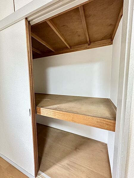 大型の押し入れです！ これだけの収納力があれば部屋もスッキリ保てますよ！
