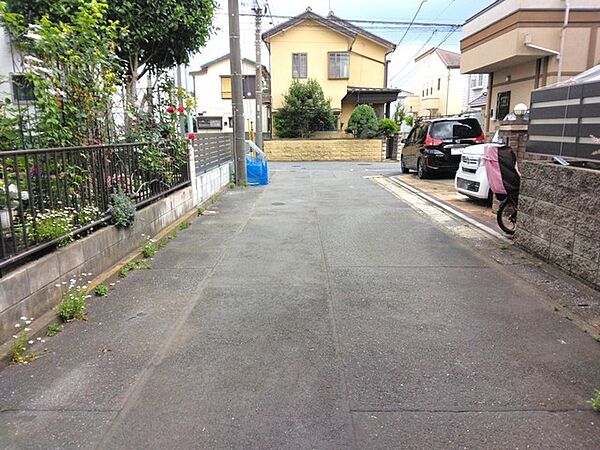 前面道路です。