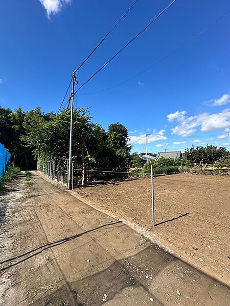 前面道路です。
