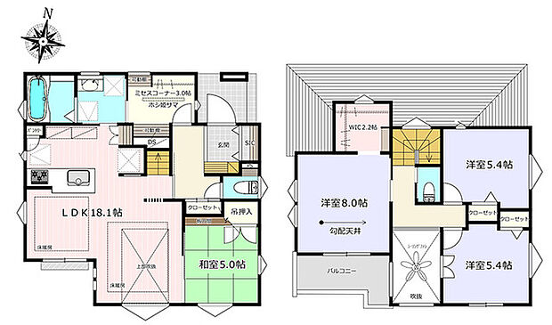大きな吹抜けのある開放的なリビングを設計！