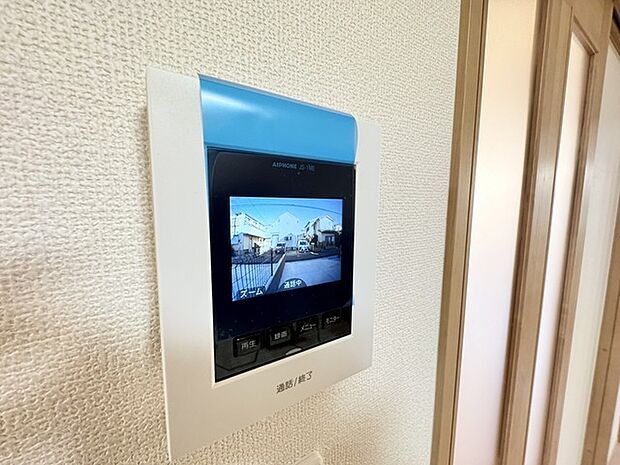 TVモニター付インターホン!お子さまのお留守番にも安心ですね!!