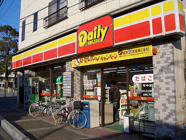 デイリーヤマザキ真間店（622m）