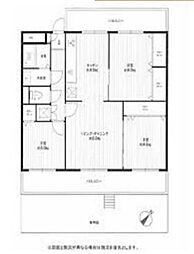 間取図画像 3LDK