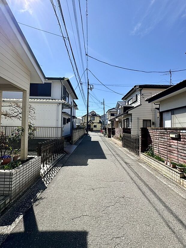 前面道路です。