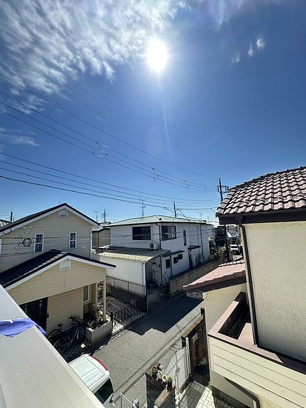 ベランダからの眺望です