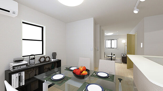 【リビングダイニング】完成イメージにつき実際と色・形状が異なる場合がございます。