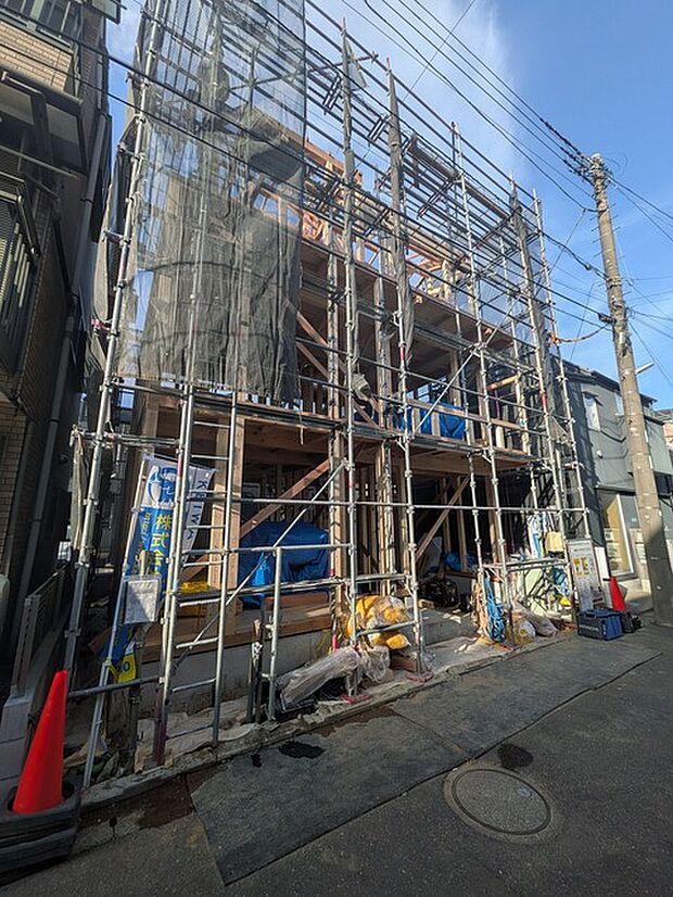 前面道路です。