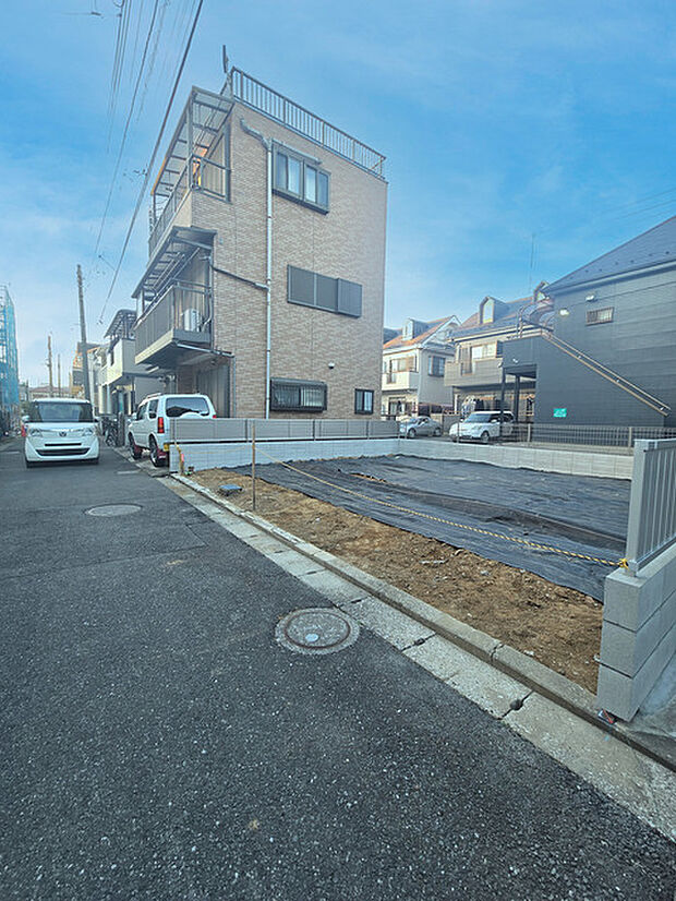 前面道路です。