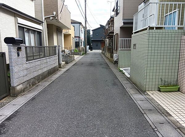 前面道路です。