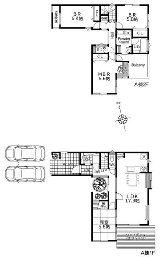 泥のついた遊具なども収納可能なシューズインクローゼット付き4LDK! ※プランを一部変更する場合がございます。現況有姿