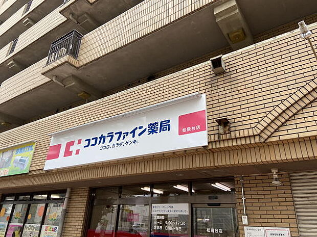 ココカラファイン松飛台店(1500m)