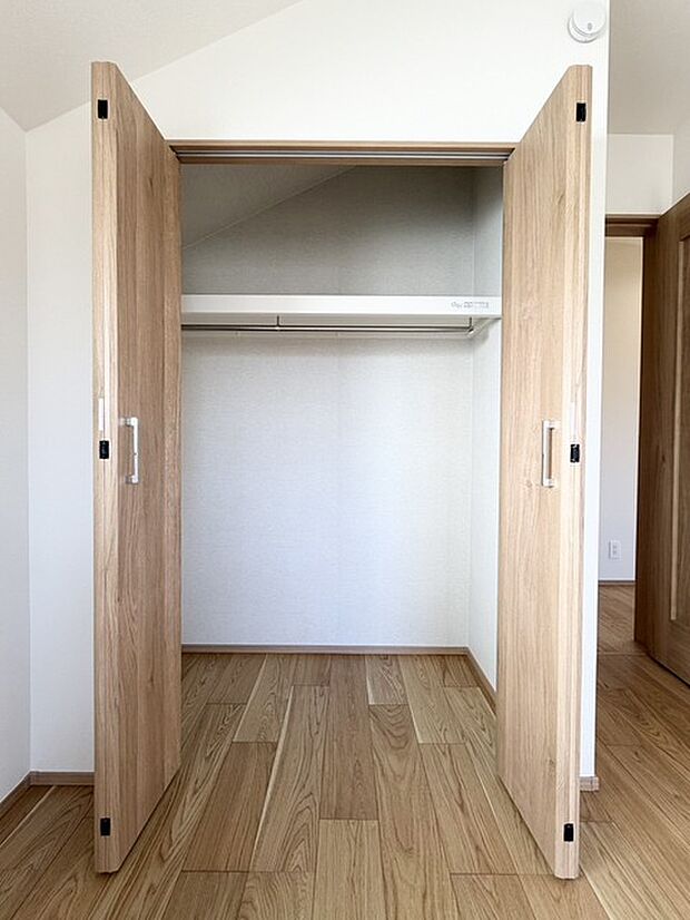 たくさんのお洋服やバッグを見やすく・取り出しやすく、慌ただしい朝もコーディネートを決めやすくなります。スーツケース等の大きな荷物の保管にも便利です。 