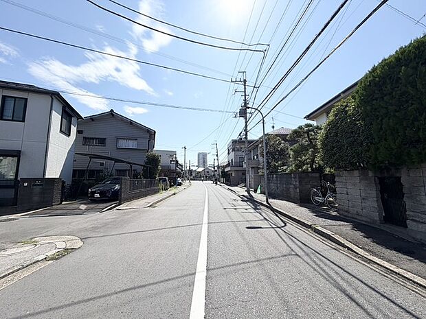 前面道路です。 