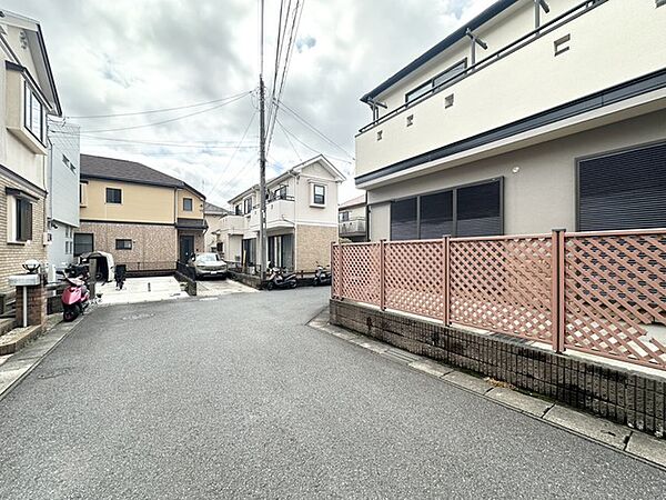 前面道路です。
