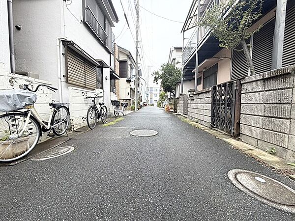 前面道路です。