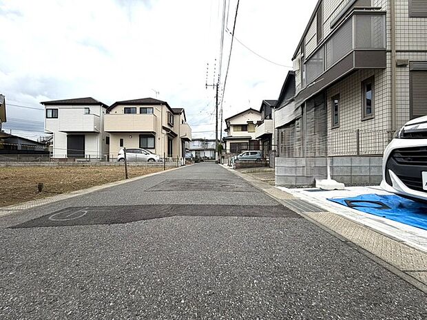 前面道路です。