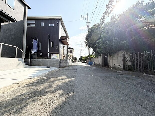 前面道路です。 