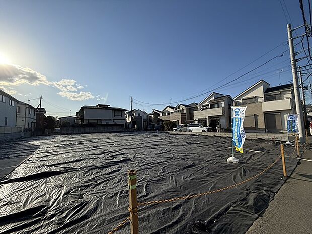 現況更地です！建築条件なしですのでお好きなプランでどうぞ！ 