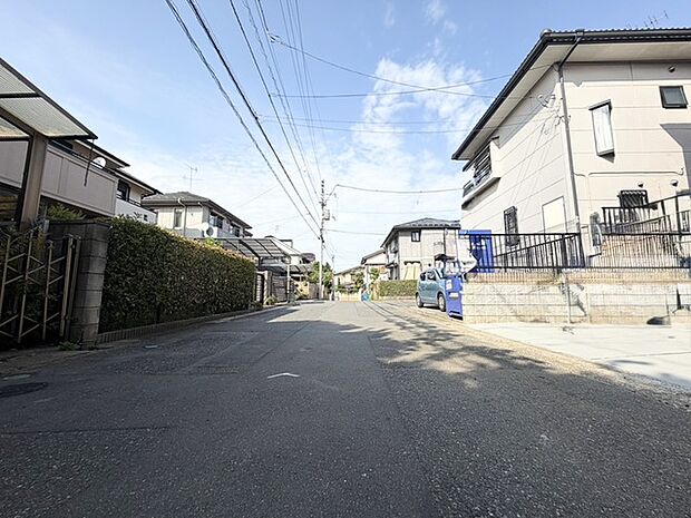 前面道路です。