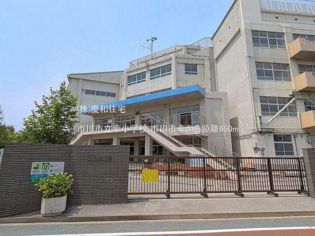 市川市立幸小学校(650m)