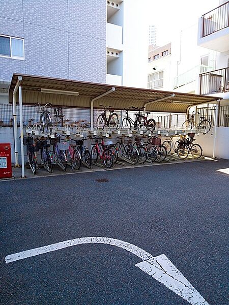駐輪場です