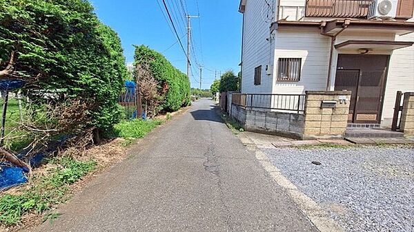 北西×南西の角地、日当り良好