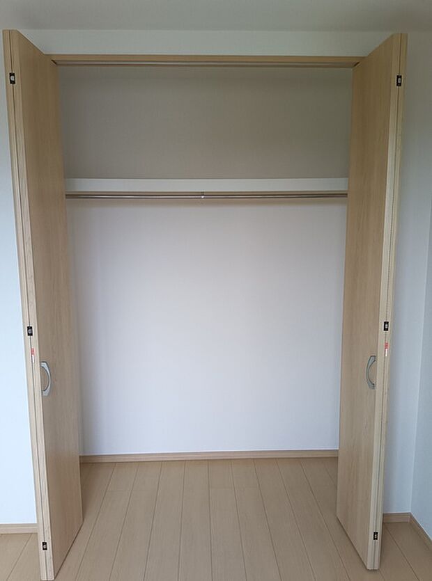 たくさんのお洋服やバッグを見やすく・取り出しやすく、慌ただしい朝もコーディネートを決めやすくなります。スーツケース等の大きな荷物の保管にも便利です。