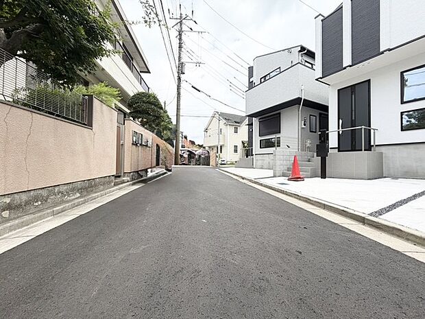 前面道路です。 