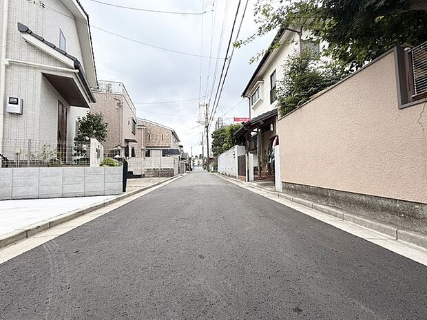 前面道路です。