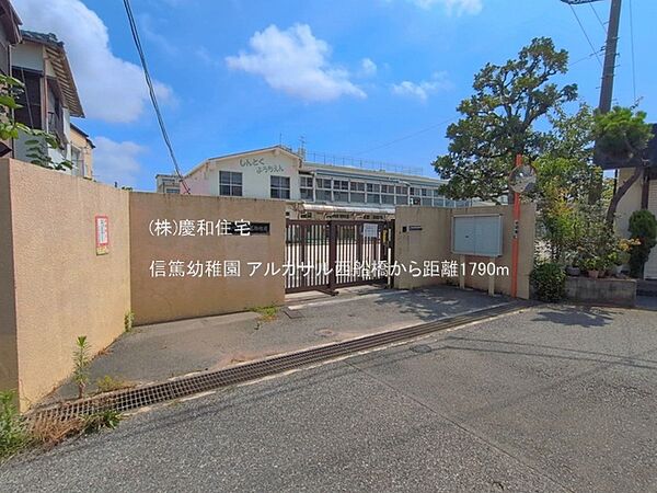 信篤幼稚園（1790m）