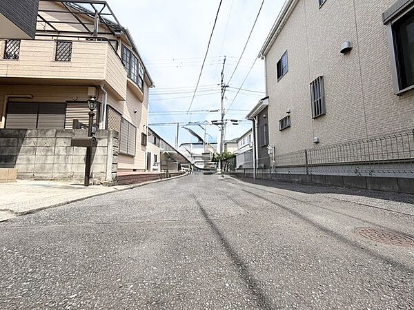前面道路です。