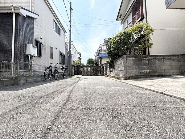 前面道路です。