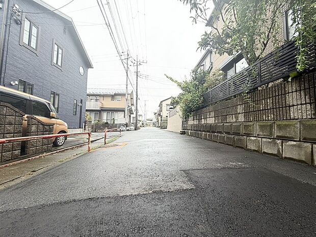 前面道路です。