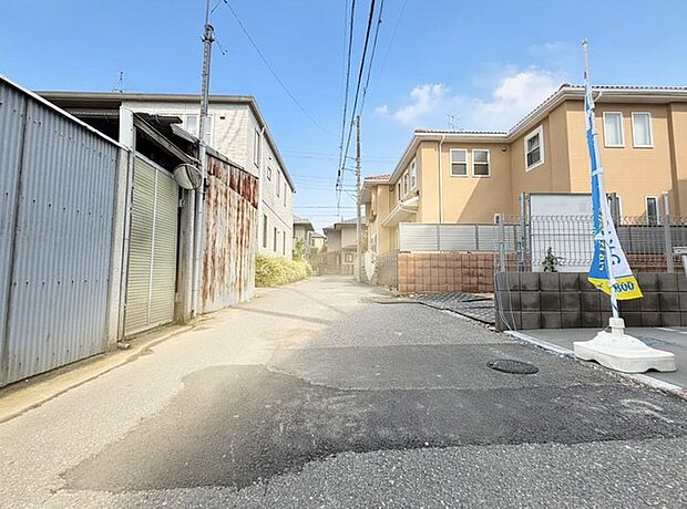 前面道路です。