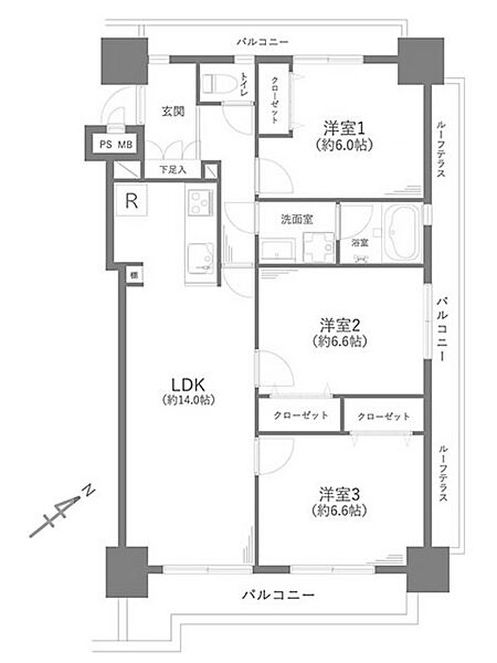 間取り：312001341548