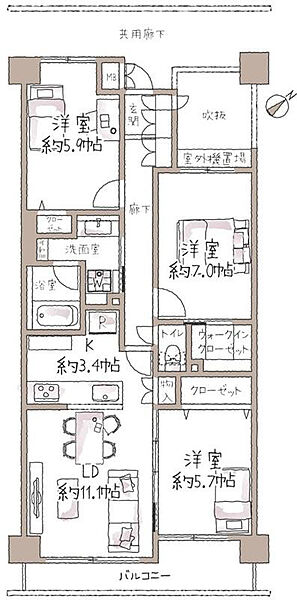 間取り：312001341363