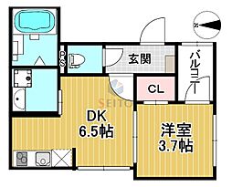 間取図画像 1DK