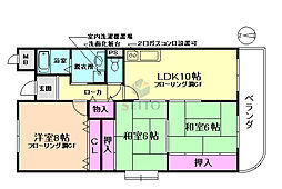 ベルファストソネ 3LDKの間取図画像