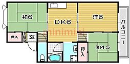 間取図画像 3DK