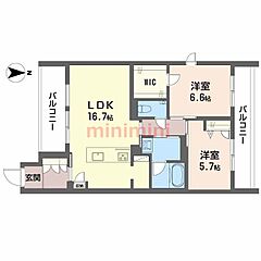 物件の間取り