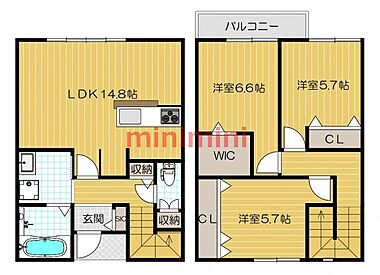 間取り：227103901682